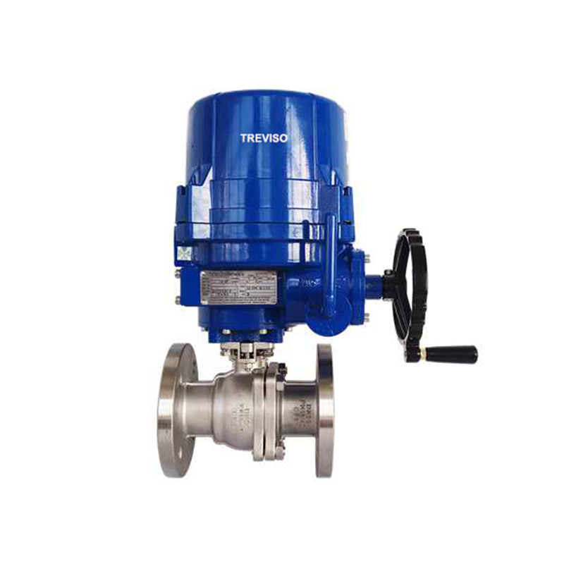 Electric flange ball valve