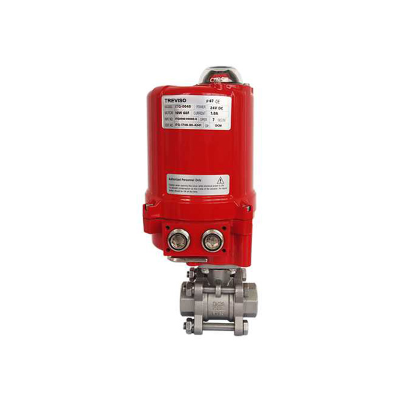 Electric explosion-proof threaded ball valve