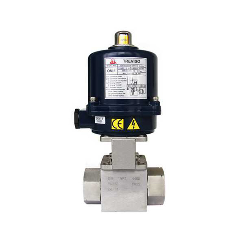 Electric high pressure ball valve