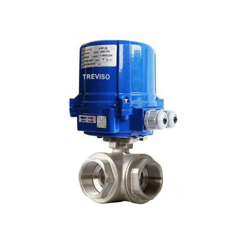 Electric three-way ball valve 2