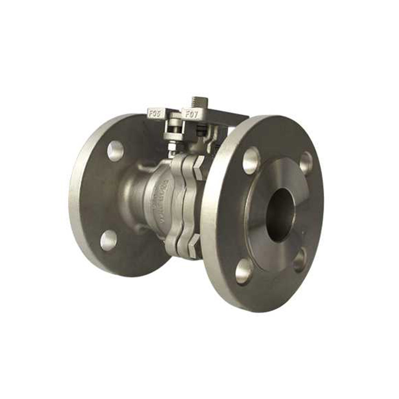 High platform flange ball valve