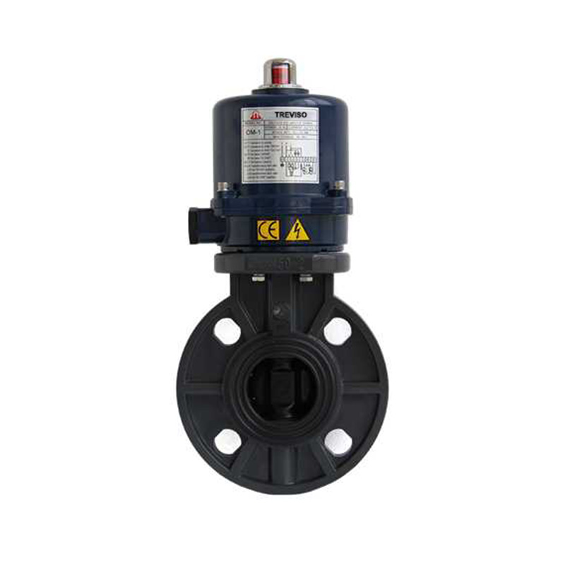 Electric PVC butterfly valve 2