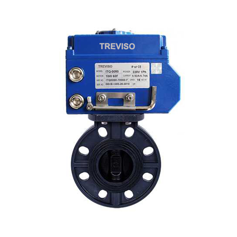Electric PVC butterfly valve 3