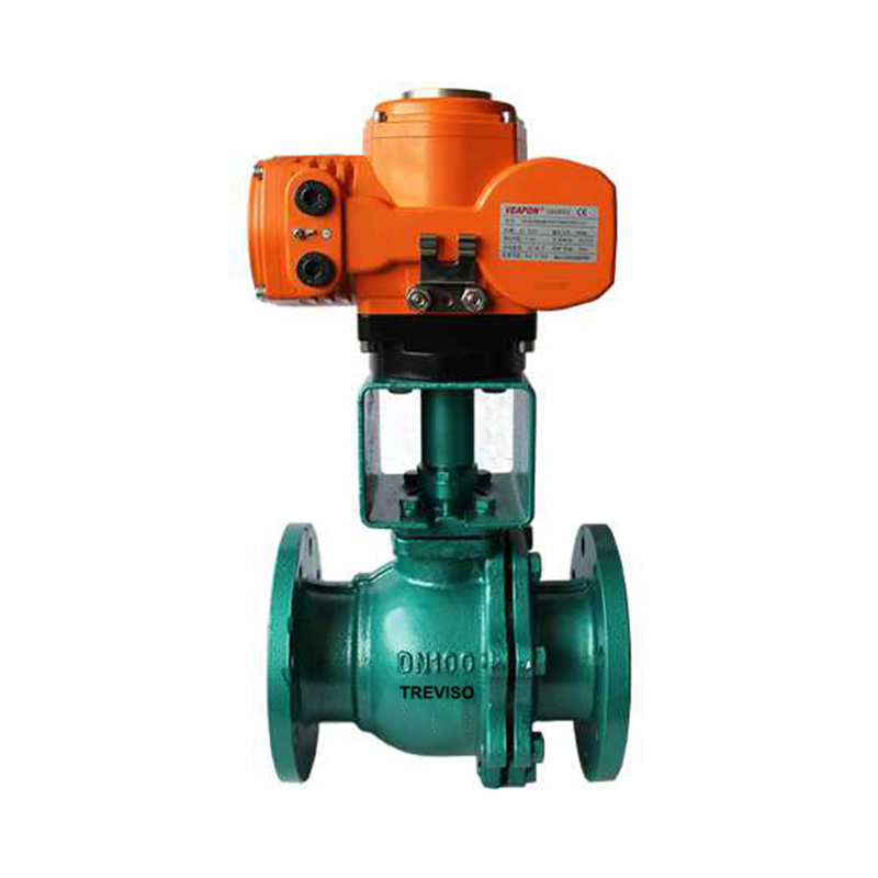 Electric fluorine lined ball valve