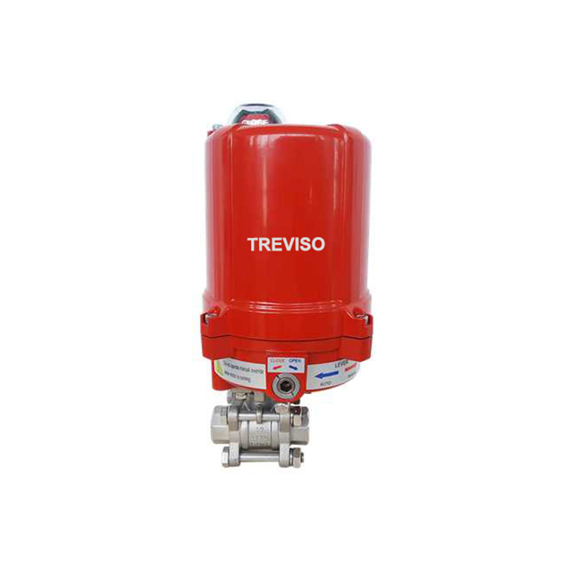 Electric explosion-proof threaded ball valve