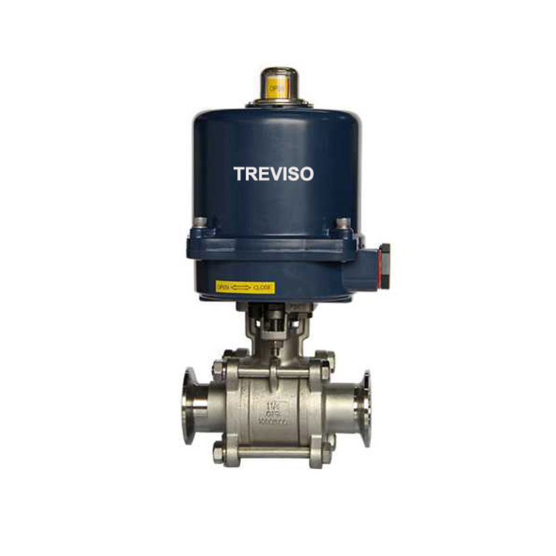 Electric clamp ball valve