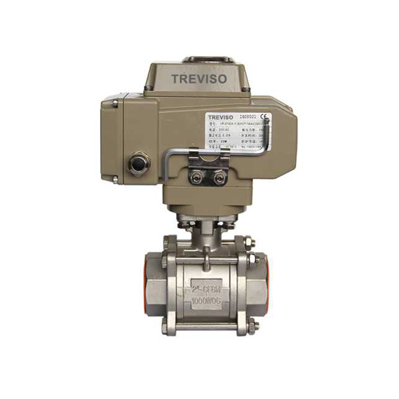 Electric wire ball valve