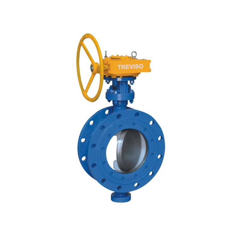 Flange type thermal metal hard seal butterfly valve