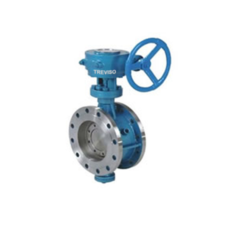 Jacketed thermal insulation hard seal butterfly valve