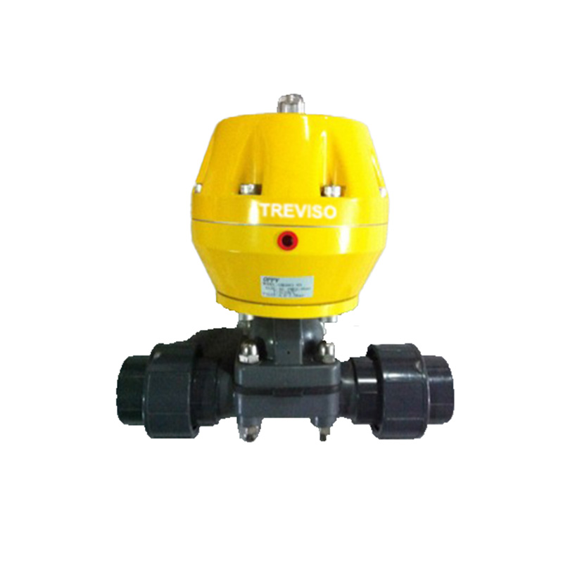 Pneumatic UPVC union diaphragm valve