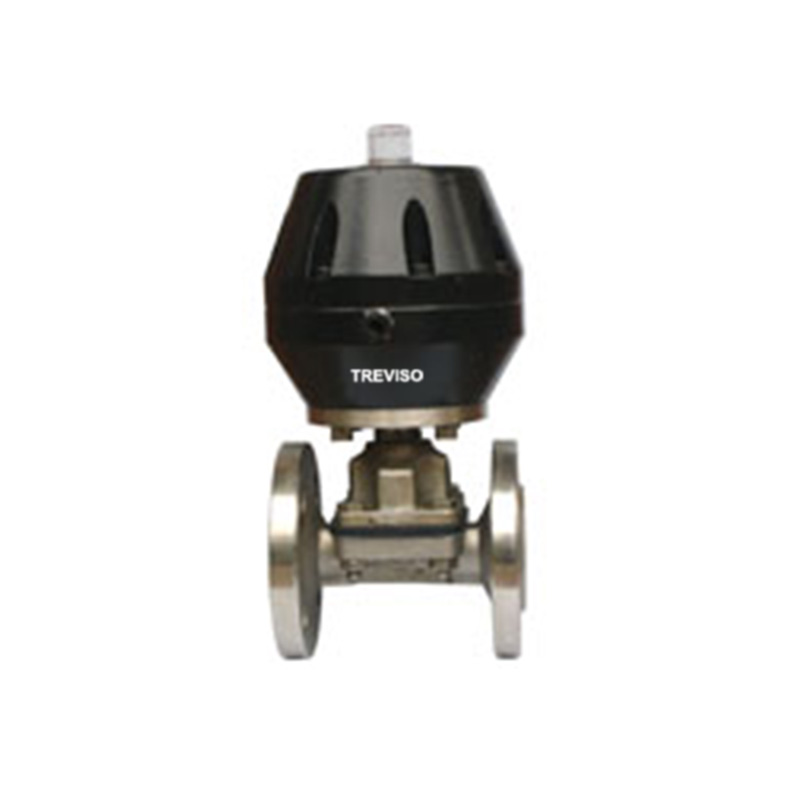 Pneumatic stainless steel diaphragm valve