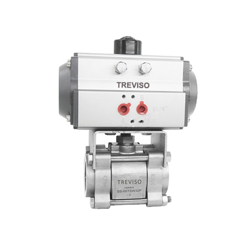 Pneumatic ball valve-socket welding