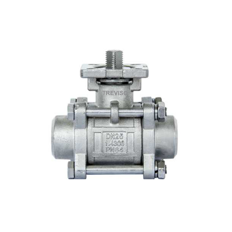 Butt welding ball valve