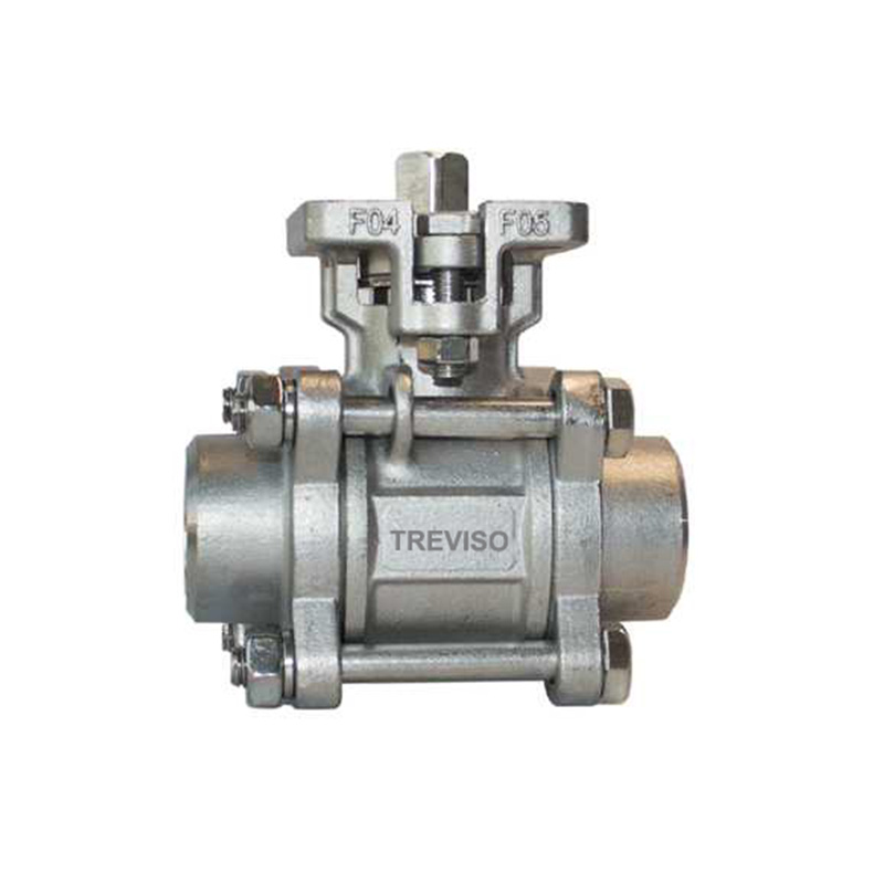 High platform butt welding ball valve