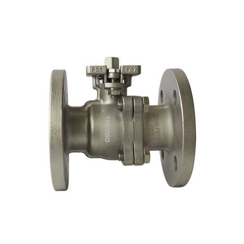 High platform flange ball valve