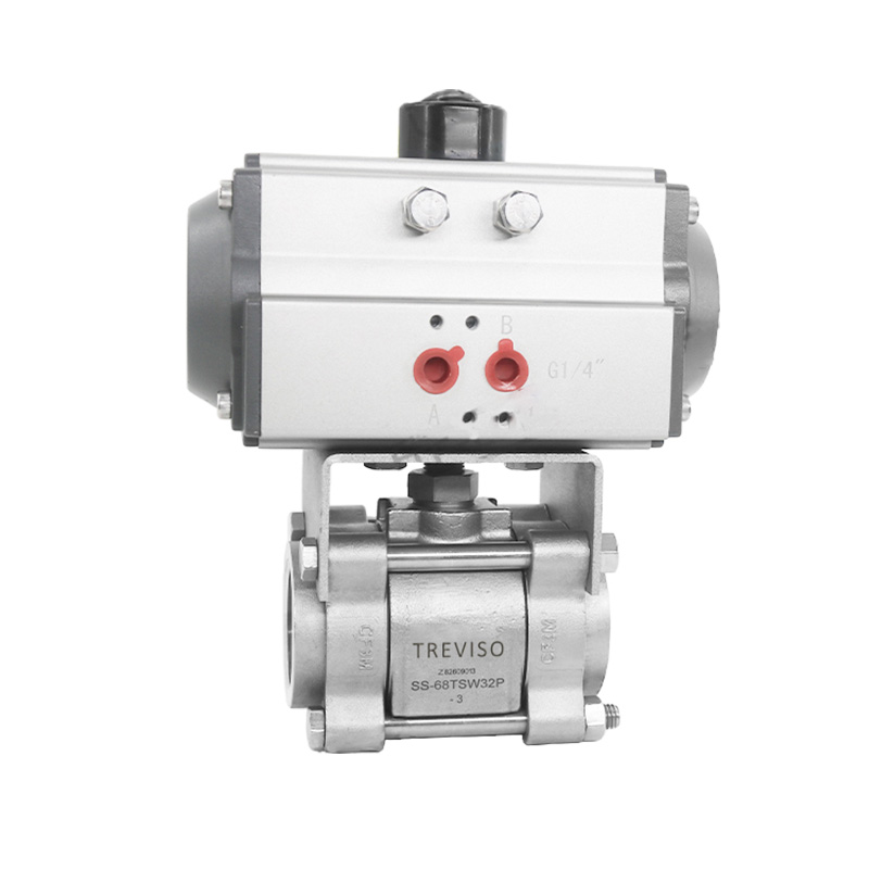 Pneumatic ball valve-socket welding