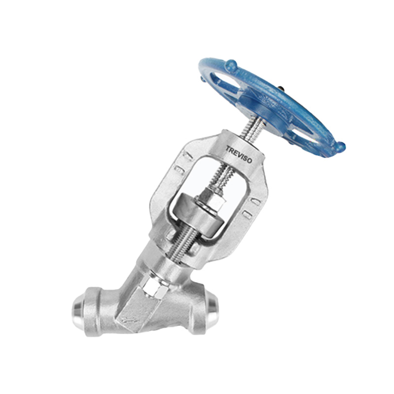 Y type split forged globe valve