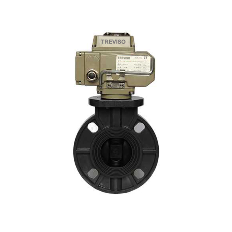 Electric PVC butterfly valve