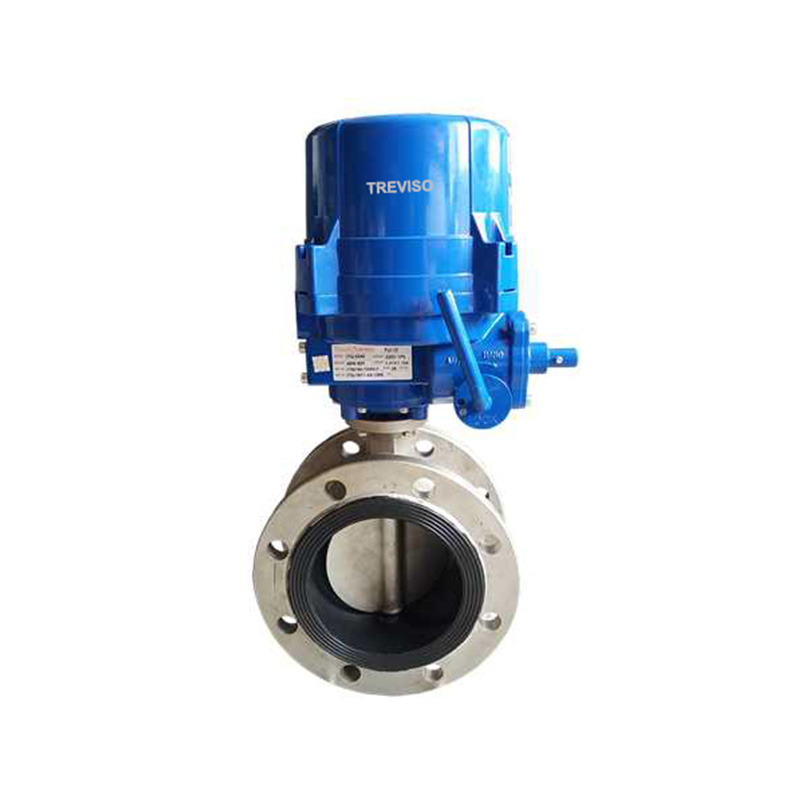 Electric flange butterfly valve 2